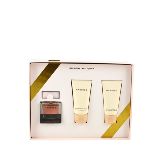 NARCISO RODRIGUEZ SET Narciso Cristal EdP Vapo 50ml + BL 50ml + SG 50ml