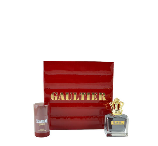 JP GAULTIER SET Scandal pour Homme Eau de Toilette Vapo 100ml + DeoStick 75g