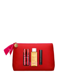 CLARINS SET Total Eye Lift 15ml + Cleansing Oil 50ml + WonderPerfect Mascara 3ml