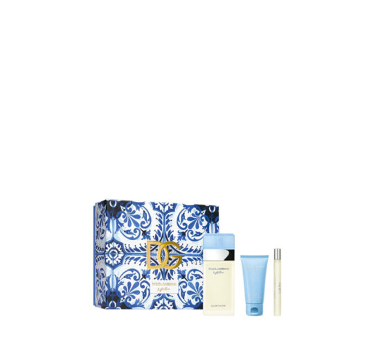 DOLCE&GABBANA SET Light Blue Eau de Toilette Vapo 100ml+BC 50ml+Travel EdT 10ml