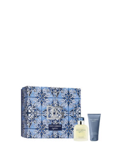 DOLCE&GABBANA SET Light Blue Pour Homme Eau de Toilette Vapo 75ml + AS 50ml