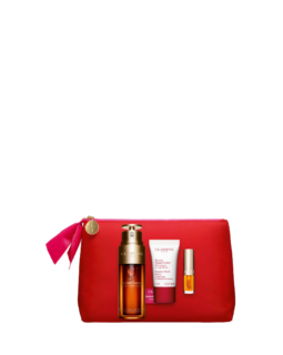 CLARINS SET Double Serum 50ml + Baume Beautè Eclair 15ml + Lip Comfort Oil