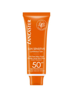 LANCASTER Sun Sensitive Luminous Tan Oil Free Milky Fluid SPF50 50ml