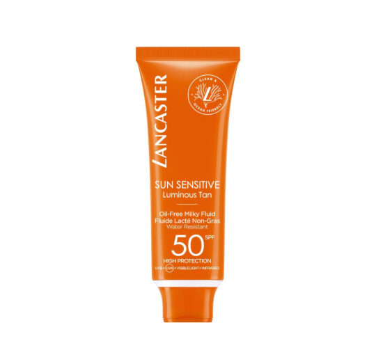 LANCASTER Sun Sensitive Luminous Tan Oil Free Milky Fluid SPF50 50ml